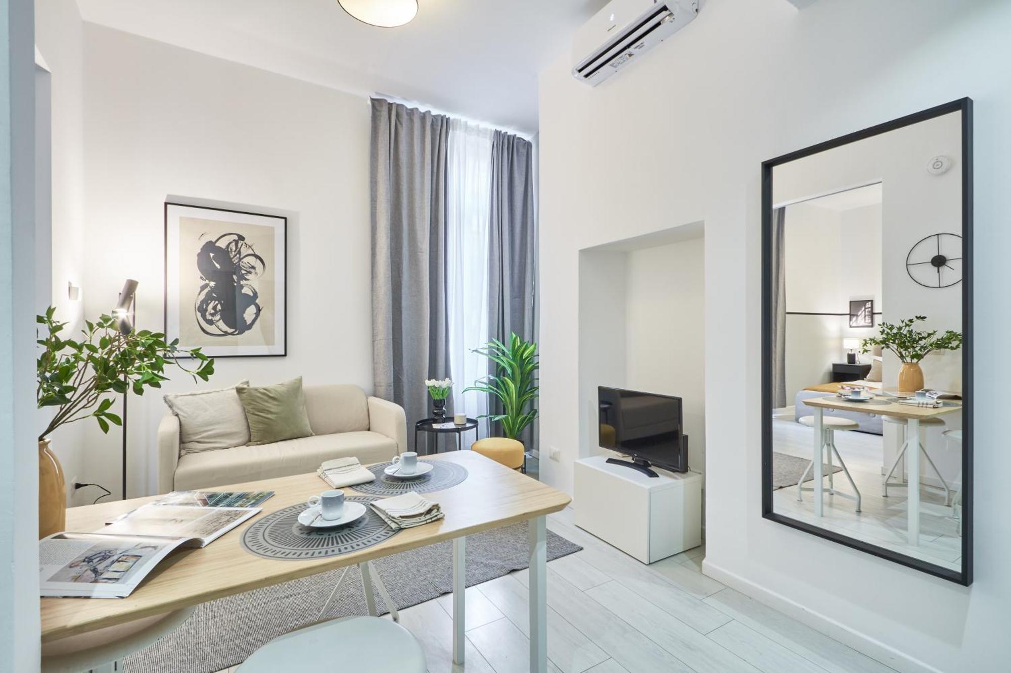 Elegante Appartamento Minimal Dai Tocchi Botanici Milão Exterior foto