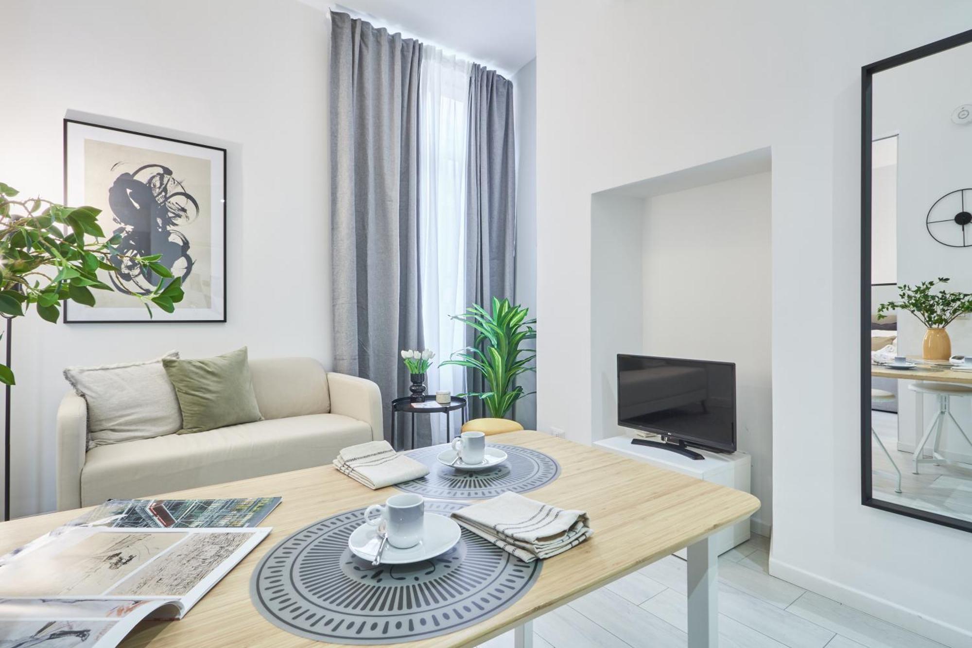 Elegante Appartamento Minimal Dai Tocchi Botanici Milão Exterior foto